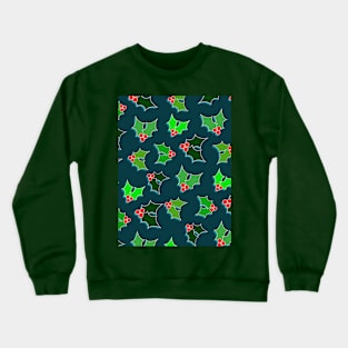 Christmas Holly and Berries Crewneck Sweatshirt